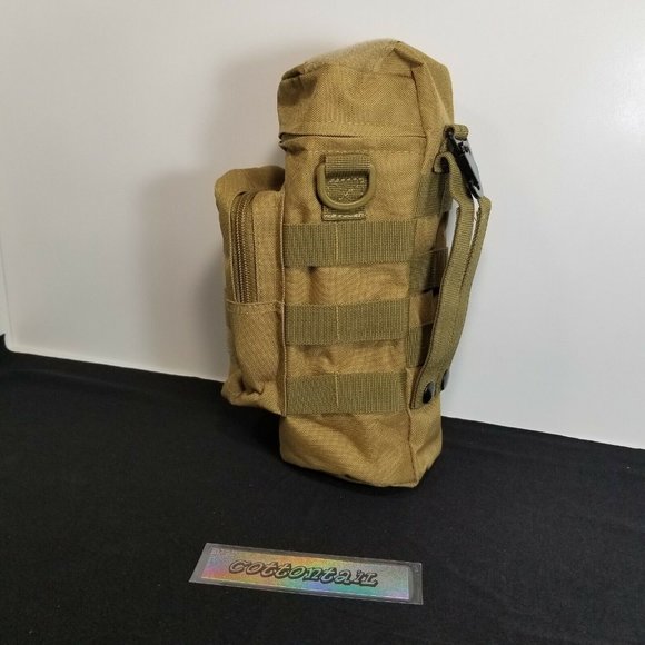 NEW Tactical Military Carry Pouch - Molle Strap System - Khaki - Picture 2 of 5